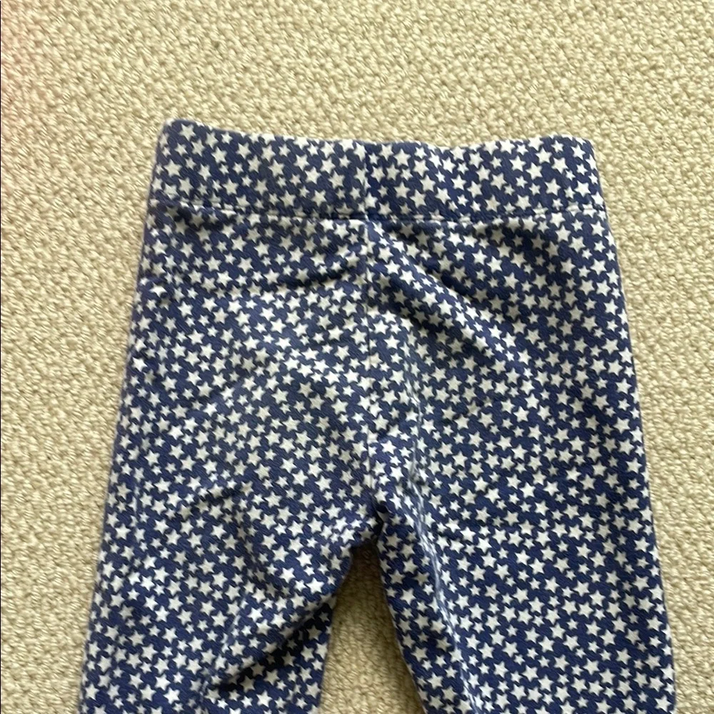 Mini Boden Blue and White Patterned Leggings - Picture 3 of 3